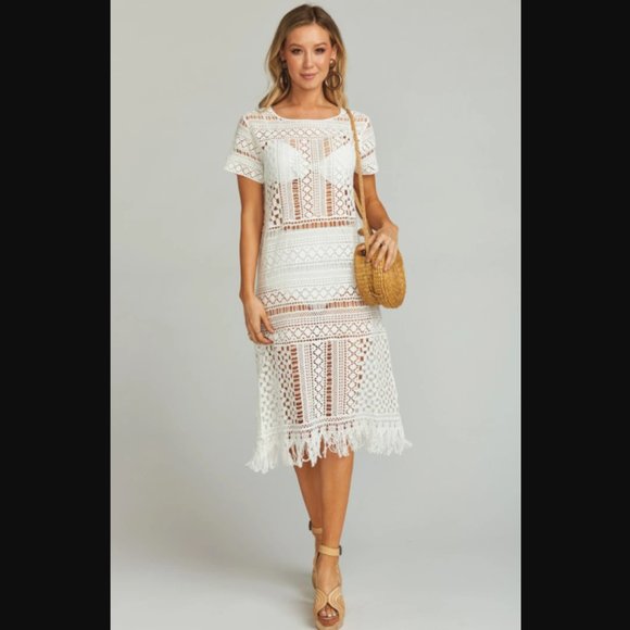 Show Me Your MuMu Other - Show Me Your MuMu Clea Coverup White Crochet